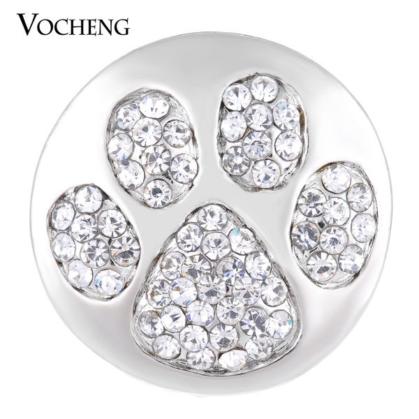

VOCHENG Нуса 18 мм Лапа печати имбирь Оснастки Bling Кристалл DIY ювелирных изделий Vn-1135