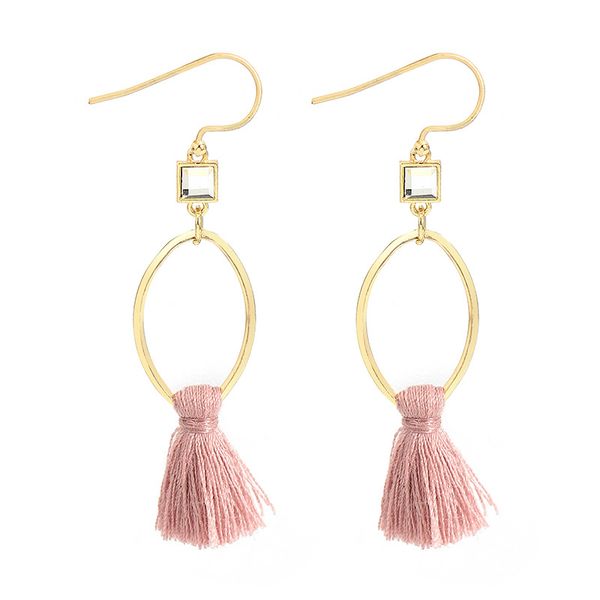 

women retro style tassel earrings fashion geometry dangle stud earrings factory direct sale ing