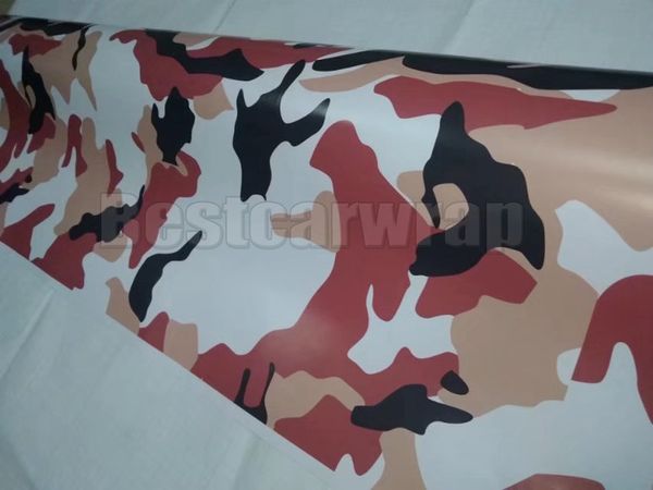 Große Camoufalge-Vinylfolie für Autoverpackungen mit Luftablass / luftblasenfreie CAMO-Folie für LKW-/Bootsgrafikbeschichtung 1,52 x 30 m (5 x 98 Fuß)