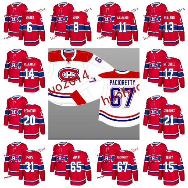 

100th Montreal Canadiens 2017-2018 Jonathan Drouin Max Pacioretty Carey Price Brendan Gallagher Shea Weber Andrew Shaw Benn Hockey Jerseys