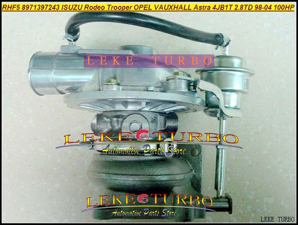 Turbo RHF5 8971397243 VA420014 VB420014 VF420014 VG420014 Turbolader für ISUZU Rodeo Trooper für OPEL Astra 1998-04 4JB1T 2.8L