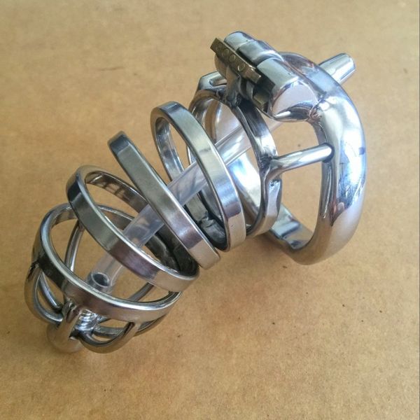 

new ring double ring chastity craft silicone urethral with barbed tube style sm sounding male anti-shedding cage cock device toys p dkod