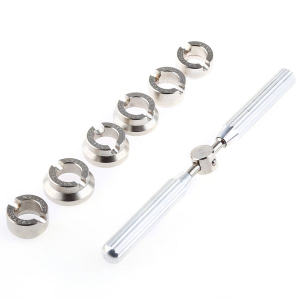 

wholesale-genuine professional set portable watch back case opener closer remover for watchmaker repair tools kittable repair workbag
