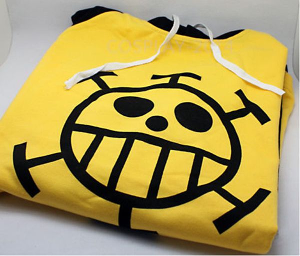 

wholesale-brand death surgeon anime one piece trafalgar law cosplay sweatshirt hooded hoodie woman and men clothes ing, Black