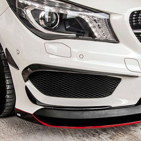 

реальный углеродного волокна воздушный нож для mercedes benz w117 cla250 amg pakage 6 шт. / компл