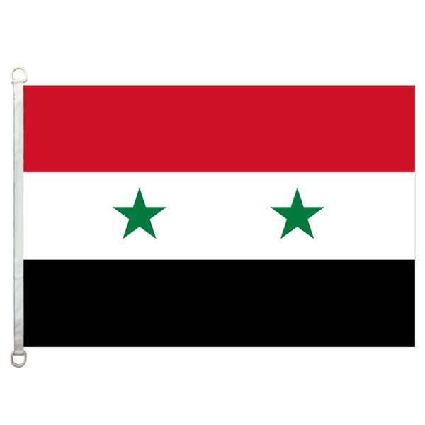 

good flag syria flags banner 3x5ft-90x150cm 100% polyester country flags, 110gsm warp knitted fabric outdoor flag