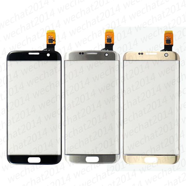 Parte di ricambio per digitalizzatore schermo touch panel in vetro frontale OEM per Samsung Galaxy S7 Edge G935 G935A G935F DHL gratuito