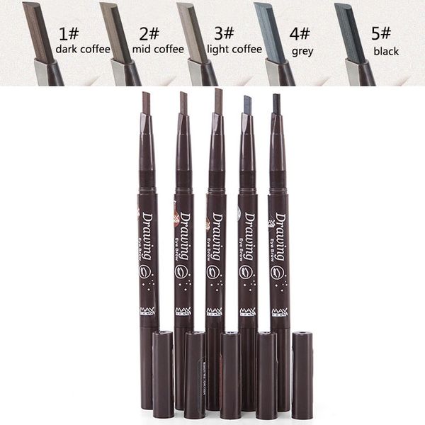 

eyebrow pencil pen waterproof maxdona eyebrow liner makeup korean beauty tool lasting automatic rotatable korean eyebrow with brush wx-e03