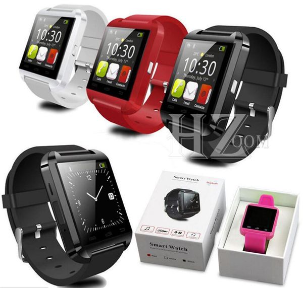 

U8 Bluetooth Smart Watch U Часы Сенсорные наручные наручные часы Smartwatch для iPhone 6 7 8plus Samsung S8 S7 No