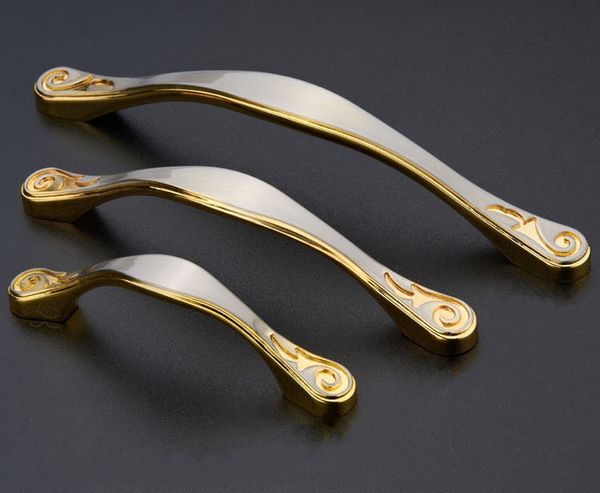 2019 European Fashion Gold Silver Color Furniture Hardware Handles
