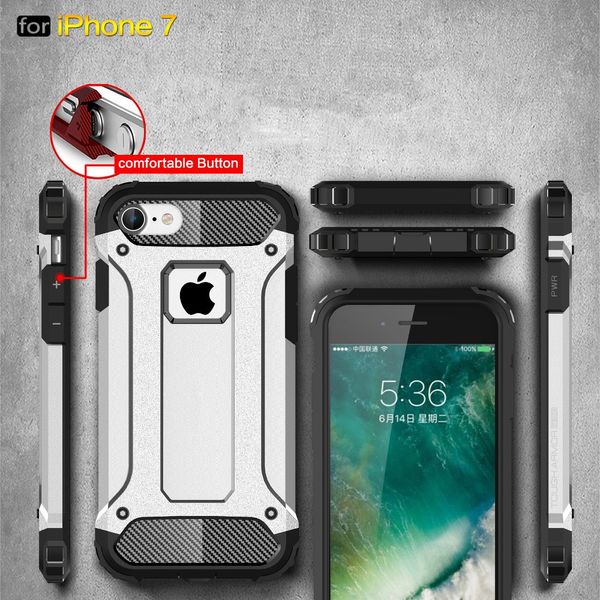 

hybrid armor case for iphone 7 plus 6 6s plus 5s huawei p9 p8 lite case hybrid rubber defend back cover case