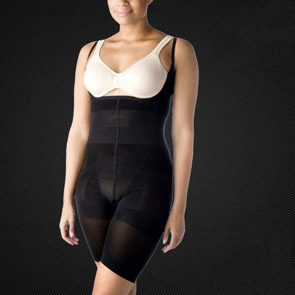 

wholesale-new women seamless waist shapewear pants tummy corset corsage bustier underwear ing, Black;white