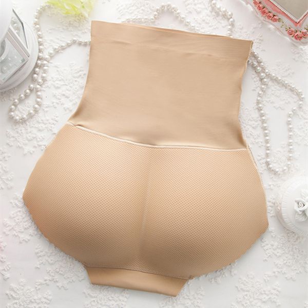 All'ingrosso-Donne Glutei abbondanti Vita alta Imbottitura Mutandine Bum Imbottito Cintura Collant Cintura Butt lifter Enhancer Hip Push Up Underwear