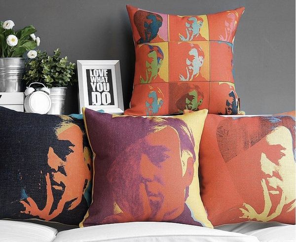 Andy Warhol S Art Portrait Pop Art Pillow Massager Decorative