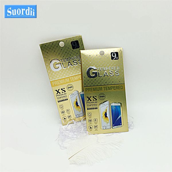 

universal empty retail package paper boxes display packaging for premium tempered glass 9h 2.5d screen protector for lg x power 2 lv7