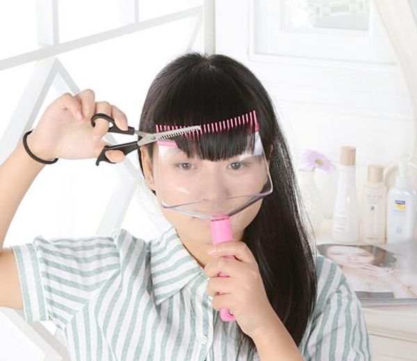 Diy Bangs Cut Supporter Home Use Hair Trimming Comb Styler Women