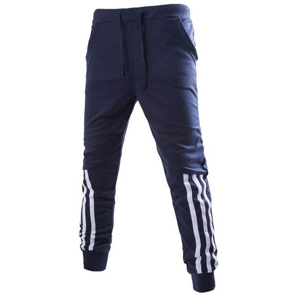

оптовая торговля-мужские бегуны спортивные штаны для мужчин хлопок трусцой брюки тренажерный зал одежда спортивные брюки плюс размер серый и, Black