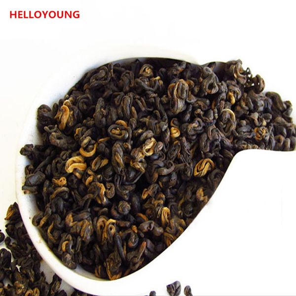 

200г китайский Organic черный чай Yunnan курчавый (1 бутон 1 лист) Dian Hong красный чай Health Care Ne