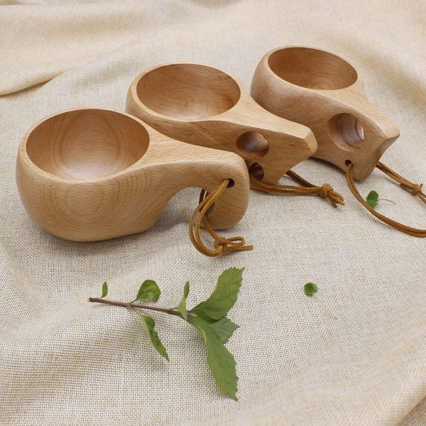

travel cup cups portable mug log kuksa cup handmade outdoor outdoor sporting wooden water cups rtirv
