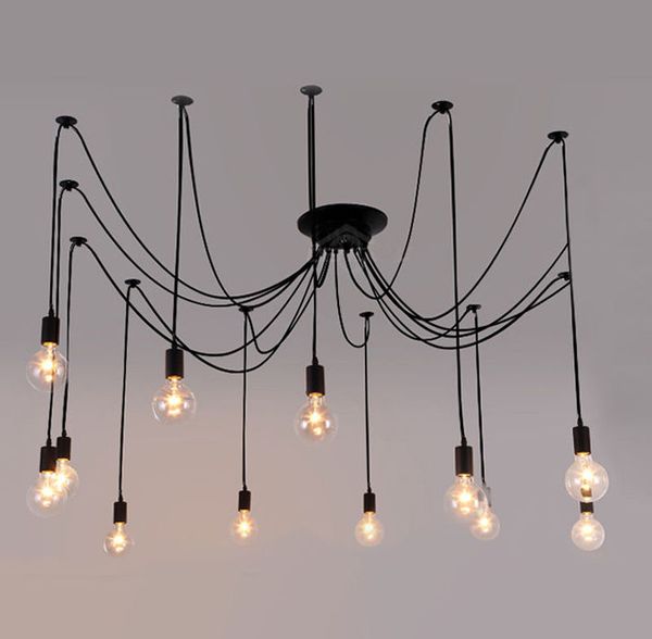 

vintage edison industrial chandelier edison soft pendant light soft bar restaurant bedrooms e27 art pendant industrial lamp #01