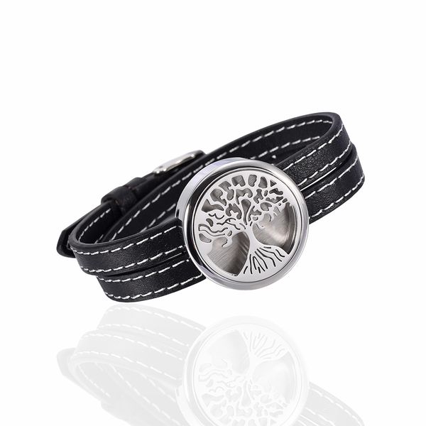 

with box gift tree (30mm) essential oils diffuser locket aromatherapy locket 12 pads, Golden;silver