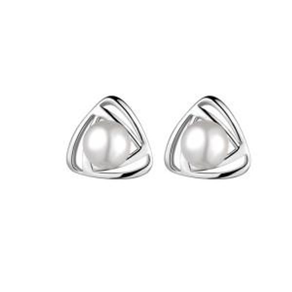 

vintage silver pearl earring stud luxury pendant necklaces pearl ring women lady accessories worn jewelry sets, Golden;silver