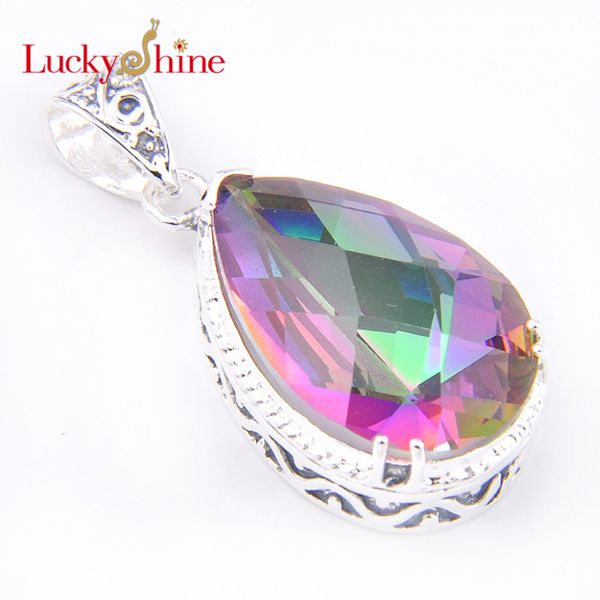 

wholesale-promotion jewelry vintage drop fire color mystic z silver plated wedding pendant russia usa australia pendants