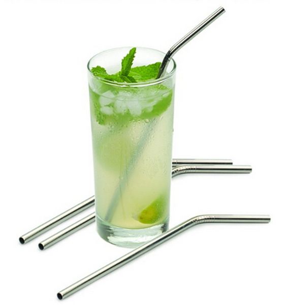 

wholesale metal drinking straws stainless steel drinking straw bent kitchen bar accessories