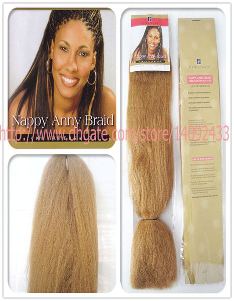 Jumbo Braid Afro Hair Extensions Nappy Anny Braid 24inch Yaki