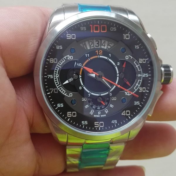 

Большой размер высокое качество Мужские кварцевые часы человек роскошный серебр