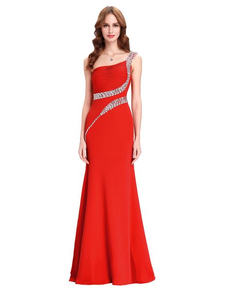

2019 New Arrival Cheap Side Split Prom Party Dresses Sheath rystal Prom Dresses Graduation Girls' Party Prom Gowns Vestidos De Fiesta