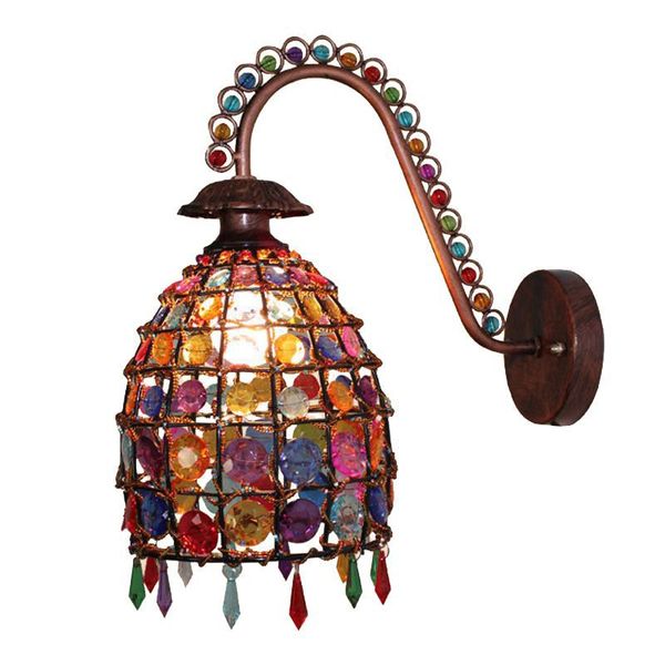 Bohemia Acrylic Hallway Stairs Wall Lights Handmade Beaded