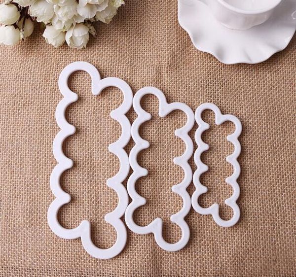 Fashion Hot 3 pezzi set Silicone 3D Rose Flower Fondant Cake Chocolate Sugarcraft Mold Mold Decor Tool