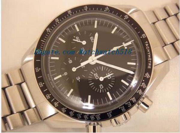 

luxury watches stainless steel bracelet professional "moon" watch - 3570.50 recent model 40mm man watch wristwatch, Slivery;brown