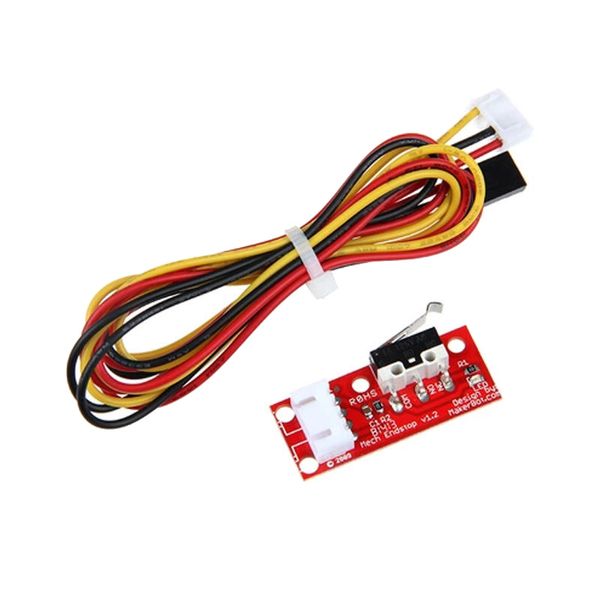 1Pc New 2A 300V Mech Endstop Switch + Cavo gratuito per stampante 3D RAMPE 1.4 B00170 BARD