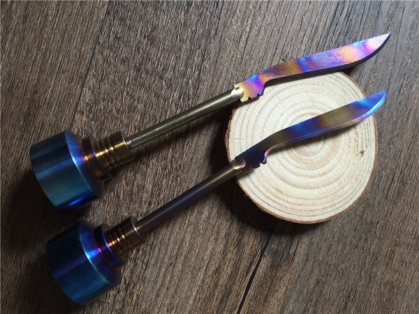 

уникальный радуга domeless титана ногтей titaniumti ногтей карбюратор cap 18 мм dabber против керамические ногти кварцевые ногтей курение ст