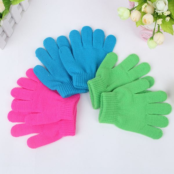 

custom knitted gloves winter acrylic fabric five fingers gloves wholesale can print your logo on it promotional product, Blue;gray