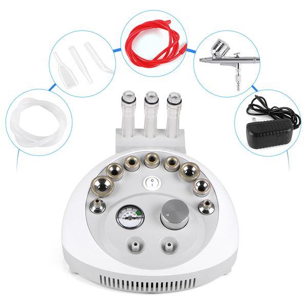 

fast shipping 3in1 diamond microdermabrasion dermabrasion peeling facial skin care rejuvenation machine spray