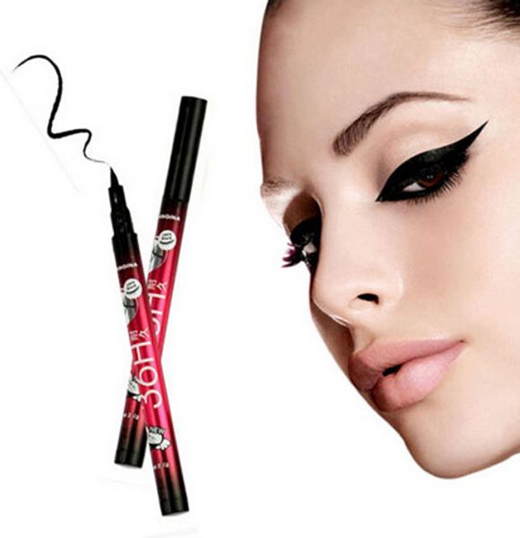 

wholesale- black eyeliner waterproof liquid make up beauty cosmetic eye liner pencil for russian usa spain girls 30pcs
