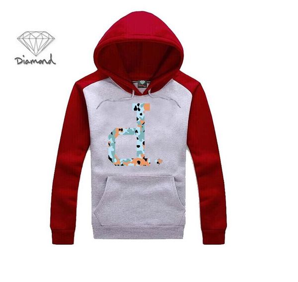 

0887 s-5xl new diamond supply fashion men hoodies full sleeves hip hop mens sweatshirts men, Black