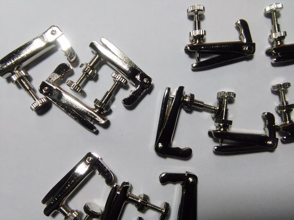 

24 pcs quality brand new viola fine tuners silver color for 15" to 16