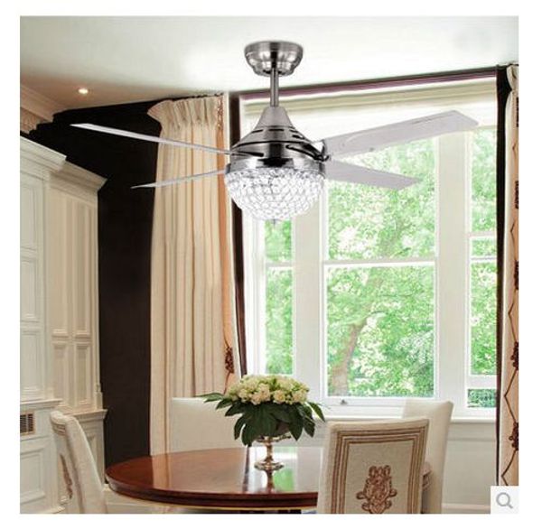 

continental iron leaf fan led lights living room lights fan ceiling pendant modern crystal ceiling pendant fan lights