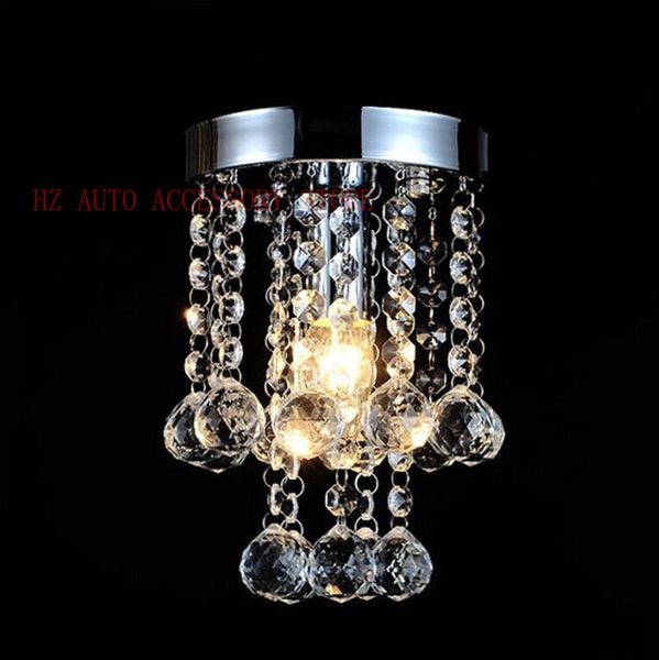 

luxury small crystal chandelier lustre light , with stainless steel frame and k9 crystal d15cm h23cm
