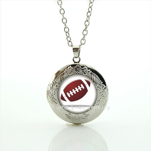 

Exquisite popular sports style locket necklace sport team badge game party and wedding jewelry gift for friends and relativesNF077
