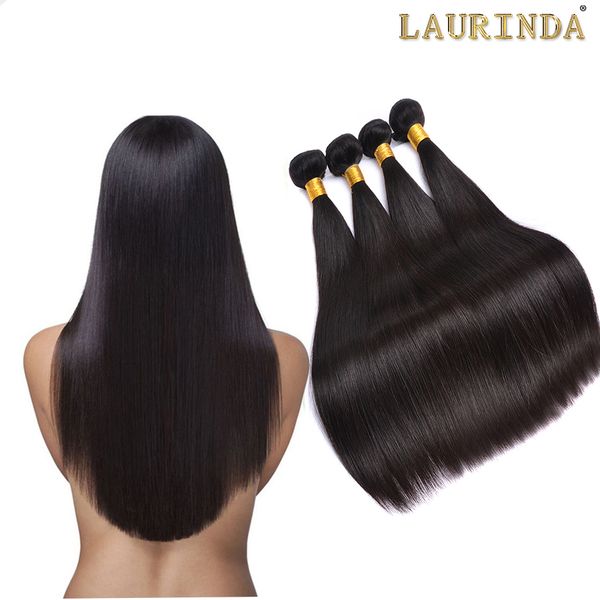 

grade 8a brazilian straight hair 4 bundles unprocessed peruvian indian malaysian cambodian human hair weaves up 2 years life can bleach, Black;brown