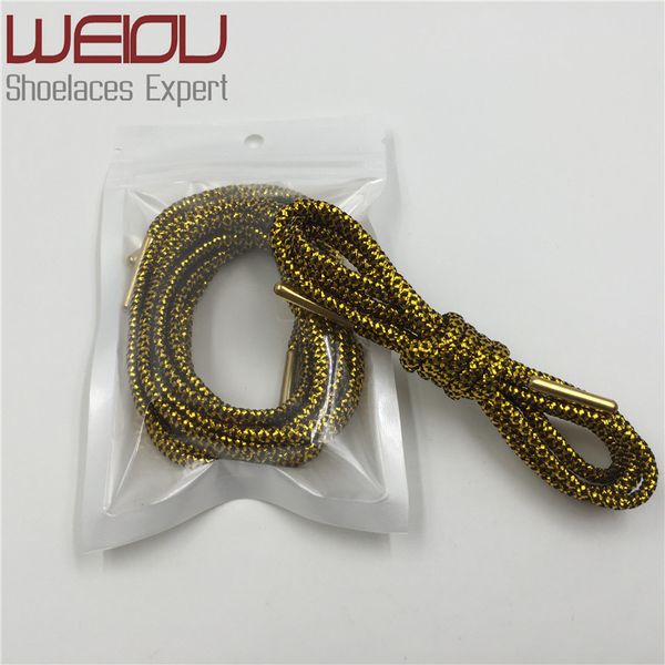 

в продаже (30 пар / лот) weiou metal aglets цветные кружевные кроссовки черные и золотые шнурки для обуви веревка diy блеск шнурки, White;pink