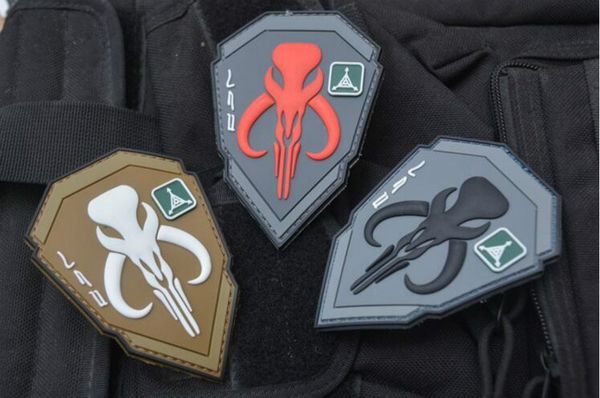 

2,75 * 3,9 дюйма Оптовая Патчи ПВХ с волшебной лентой TAD Bounty Hunter патч охотник за голова