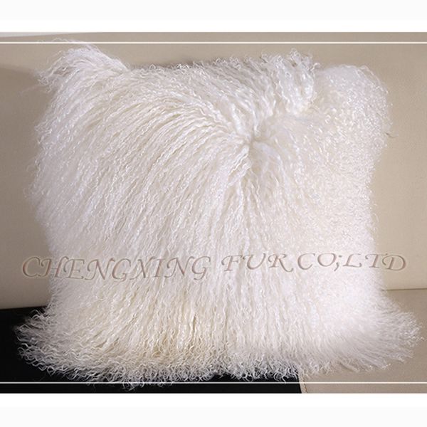 

wholesale-cx-d-04f 2016 genuine mongolian lamb fur pillow cover