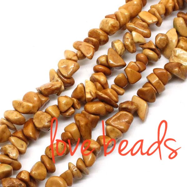 

5-8mm orm khaki natural turquoise gravel loose beads strand 80cm diy bracelets (f00353) wholesale, Black