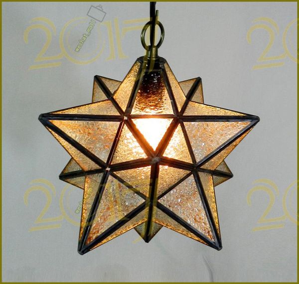 2017 Discount Industrial Vintage Glass Monrovian Moravian Star Ceiling Pendant Light Fixtures For Kitchen Bar Dining Room Pendant Lights Ceiling